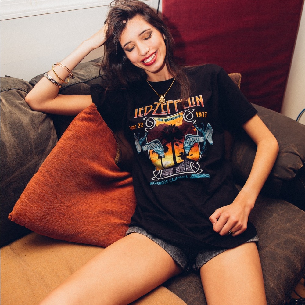 LED-ZEPPELIN / INGLEWOOD CA 1977 T-SHIRT